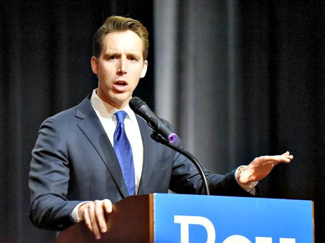 Josh Hawley Missouri Attorney General Josh Hawley makes his acceptance speech on November 9, 2016, in Springfield, Missouri.