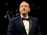 KevinSpacey126 Kevin Spacey gives a speech at The Old Vic Theatre for a gala celebration in his honour as his artistic directors tenure comes to an end on April 19, 2015 in London, England. (Photo by Samir Hussein/Getty Images)