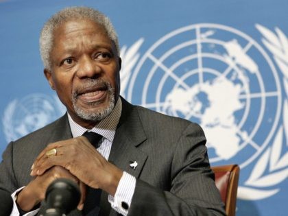 Kofi Annan (Fabrice Coffrini / AFP / Getty)