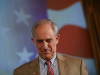 Lanny Davis, former special counsel to Bill Clinton, arrives for a debate with Steve Bannon, former White House Chief Strategist to U.S. President Donald Trump, at Zofin Palace on May 22, 2018 in Prague, Czech Republic. The debate, moderated by former Czech ambassador to the U.S. Alexandr Vondra, was over …