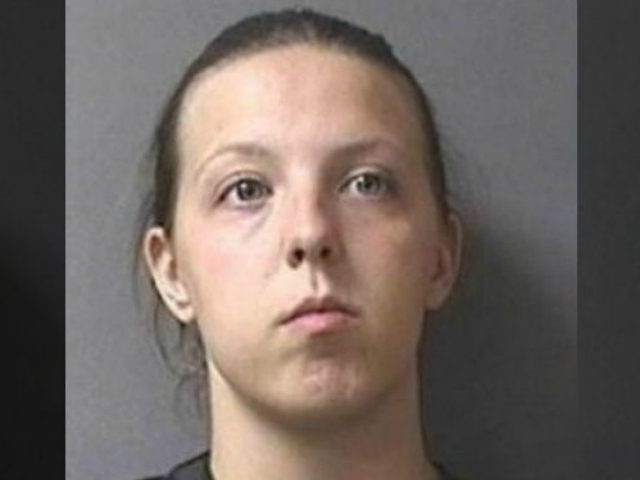 Maggie Wallace, 19, was arrested Tuesday after she allegedly staged her own assault as par