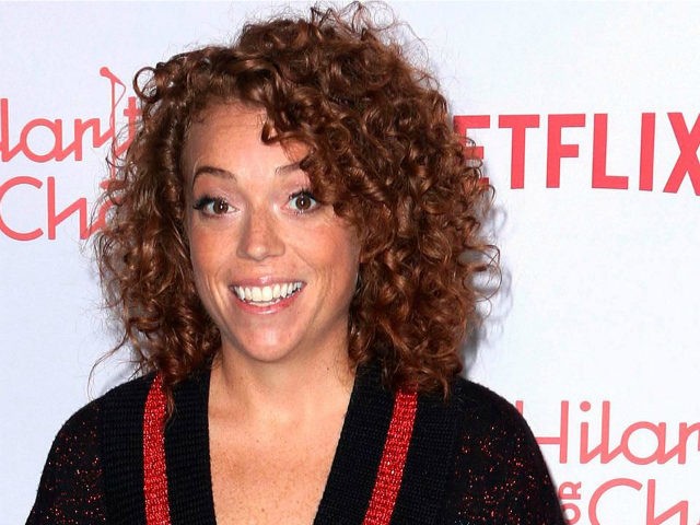 In this March 24, 2018 file photo, Michelle Wolf arrives at the 6th Annual Hilarity For Ch