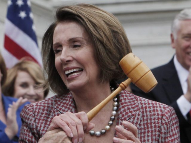 More Nancy Pelosi gavel grab (Charles Dharapak / Associated Press)