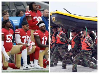 NFL players kneeling during the national anthem compared to Navy SEALs training.
