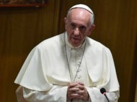 Pope Francis with hands crossed