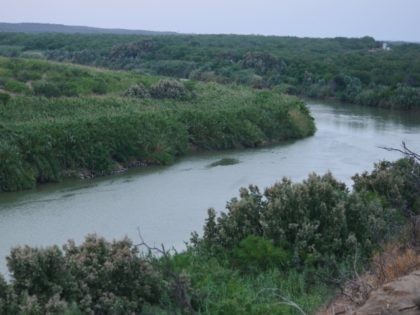 Rio Grande River border with Mexico just south of Laredo. (File Photo: Bob Price/Breitbart