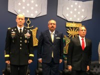 Secretary-of-Defense Medal-for-Valor-818-Taliban-attack-Afghanistan-Kristina-Wong Mr. Tony Dunne and Mr. Tim Nix receive the Secretary of Defense Medal for Valor
