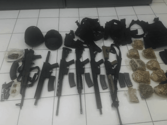 Seized Kidnappers Guns