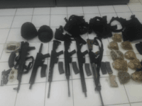 Seized Kidnappers Guns Seized Kidnappers Guns