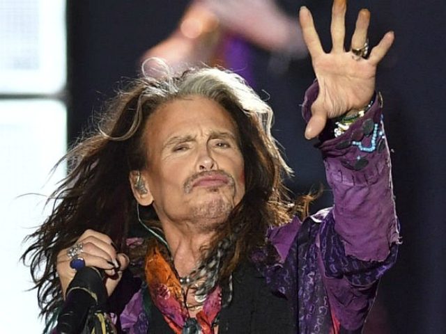 In this May 26, 2017, file photo, singer Steven Tyler performs during an Aerosmith concert