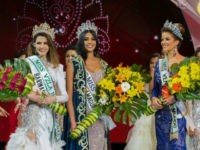 Sthefany-Gutierrez-Veruska-Ljubisavljevic-Mariem-Velazco-getty Winner of the Miss Venezuela 2017 beauty peageant Sthefany Gutierrez (C) poses for pictures next to Veruska Ljubisavljevic (R) and Mariem Velazco in Caracas on November 9, 2016. 18-year-old law student Sthefany Gutierrez, who admires legendary actress Audrey Hepburn, was crowned on Thursday as Miss Venezuela 2017, the biggest show …
