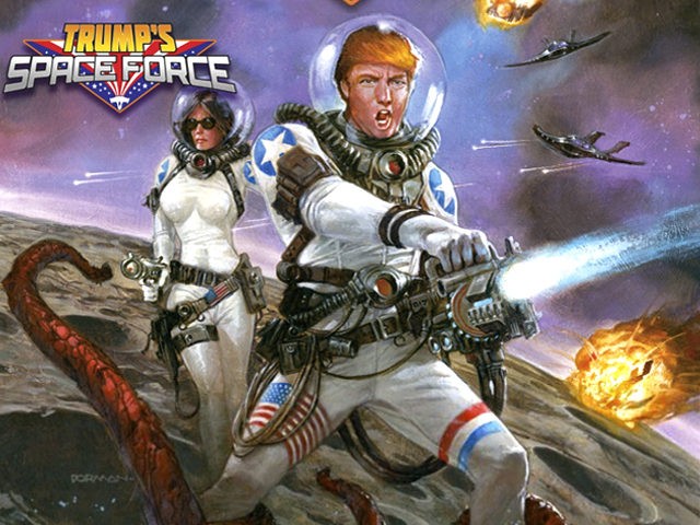 Trump's Space Force cover art