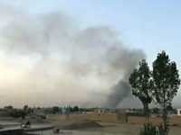 Taliban attack Ghazni This screen grab taken from AFPTV video on August 10, 2018 shows smoke rising into the air after Taliban militants launched an attack on the Afghan provincial capital Ghazni.