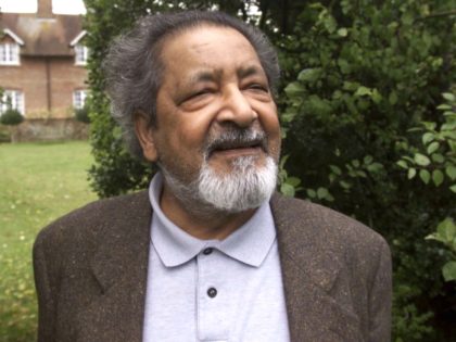 This 2001 file photo shows British author V.S. Naipaul in Salisbury, England. The Trinidad