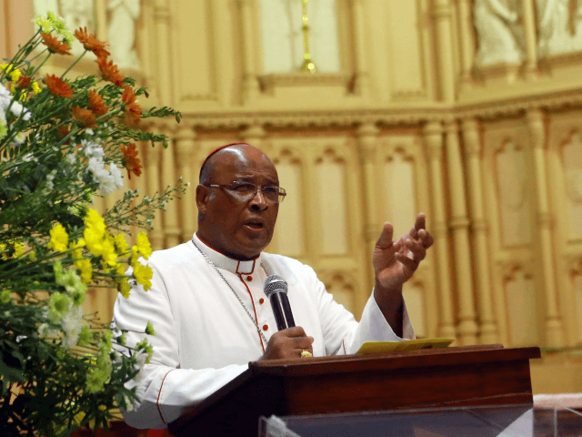 In this file picture,Head of the Catholic Church in South Africa Cardinal Wilfrid Napier c