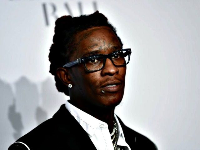 In this Sept. 14, 2017 file photo Young Thug attends the 3rd Annual Diamond Ball in New York. Police say the rapper was arrested in Los Angeles after officers found a concealed firearm inside his car. Officer Drake Madison says Friday, Aug. 17, 2018, the rapper, whose real name is …