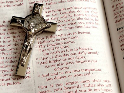 Cross and Bible - Our Father / Lord's Prayer