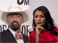david-clarke-omarosa-getty-images Sheriff David Clarke and Omarosa Manigault