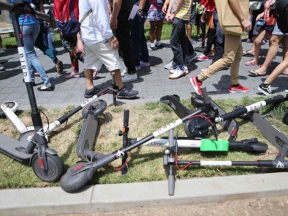 electric scooters (Mario Tama / Getty)