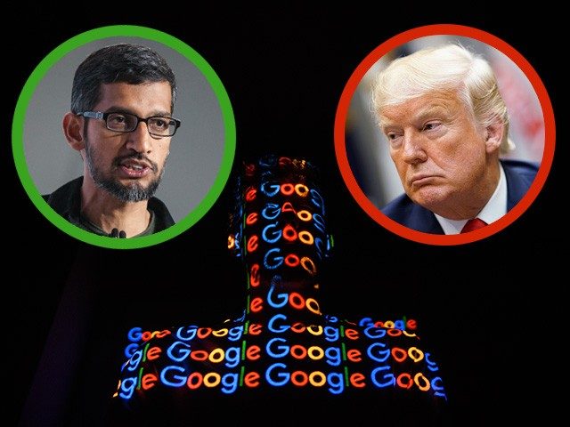 Update:  Google & Breitbart Scoop Google-trump-640x480