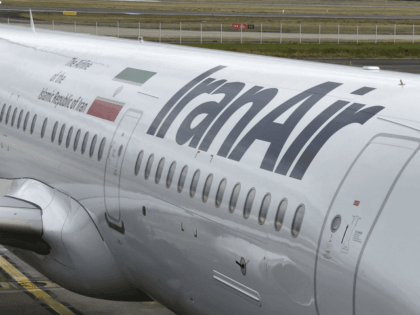 An Airbus A321 bearing the logo of Iran Air is pictured on January 11, 2017 at the Airbus delivery center, in Colomiers southwestern France. Airbus exceeded its delivery targets for 2016 after in a final sprint that allowed it to deliver 688 aircraft to its customers, and it has garnered …
