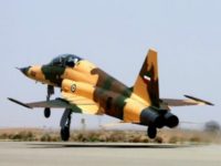IRANIAN DEFENCE MINISTRY/AFP | A handout picture released by Iran's Defence Ministry on August 21, 2018, shows the new "Kowsar" domestic fighter jet