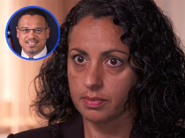 Rep. Keith Ellison's ex-girlfriend, Karen Monahan, who has accused the DNC co-chairman of