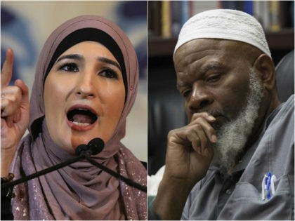 Immigration activist Linda Sarsour and Imam Siraj Wahhaj