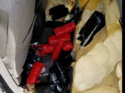 Yuma Sector Border Patrol agents seize 120 pounds of dangerous drugs at an immigration che