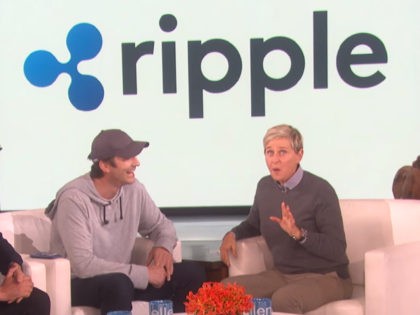 Ashton Kutcher donates XRP to Africa on Ellen DeGeneres' show. Ripple Inc. claims it does