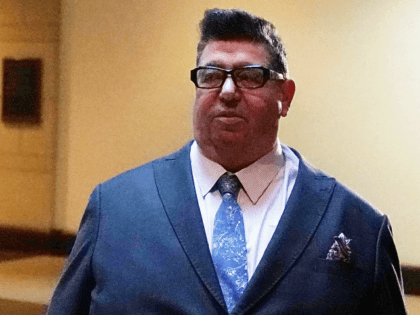 British publicist Rob Goldstone (L) arrives at a closed door meeting with House Intelligence Committee December 18, 2017 on Capitol Hill in Washington, DC. The committee is meeting with Goldstone for its ongoing investigation into Russian's interference in the 2016 election. (Photo by Alex Wong/Getty Images)