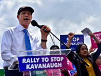 ron wyden Sen. Ron Wyden (D-OR) spoke at a rally on Wednesday on the grounds of the U.S. Capitol put on by left-wing groups like MoveOn to oppose President Donald Trump's Supreme Court nominee Judge Brett Kavanaugh.