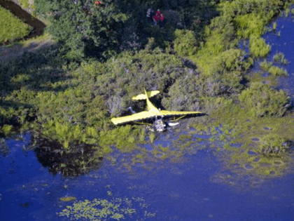 Site of plane crash after two brothers scattered their father's ashes from the plane, Friday August 24, 2018 Photo courtesy Massachusetts State Police