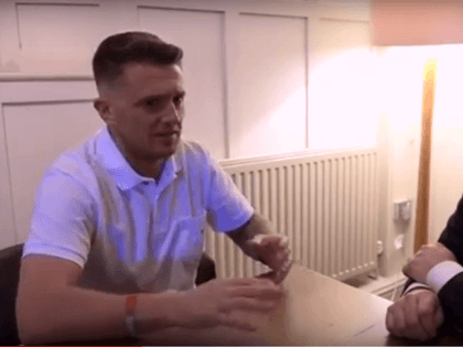 Tommy Robinson: I Was Kept in Solitary Confinement 23.5 Hours a Day, Excrement Pushed Through Windows