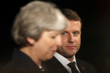 Brexit on the menu at May, Macron meeting