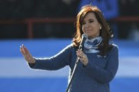 Media reports in Argentina say millions of dollars in bribe money was delivered to various official addresses, allegedly including the residence of former president Cristina Kirchner, seen here in a 2017 file photo