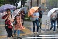 Rain and winds are expected to intensify as the typhoon approaches