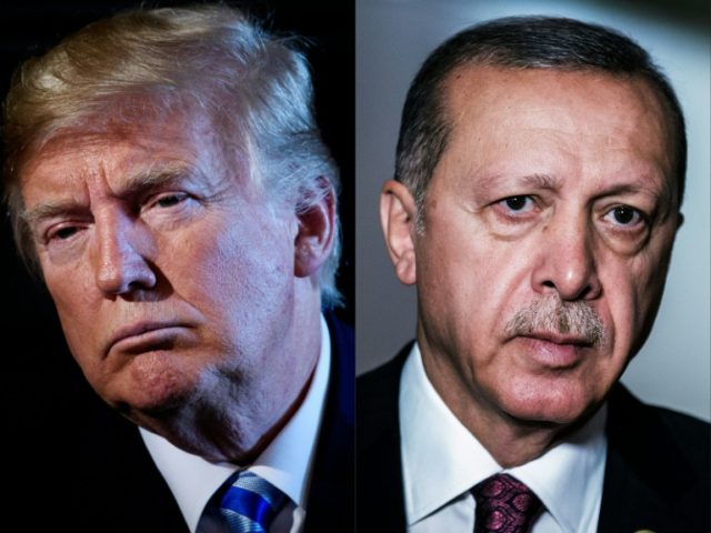 US President Donald Trump and his Turkish counterpart Recep Tayyip Erdogan
