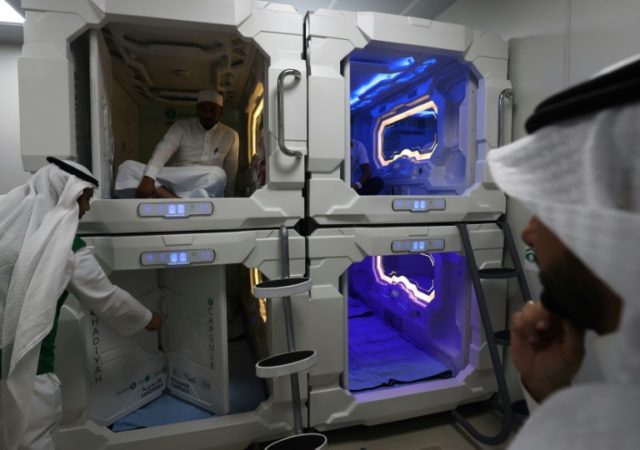 Saudi Arabia tests Japan-inspired 'nap pods' for hajj