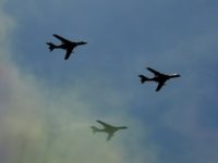 The Pentagon's report said China's air force was developing capabilities to hit targets as far from the mainland as possible The Pentagon's report said China's air force was developing capabilities to hit targets as far from the mainland as possible