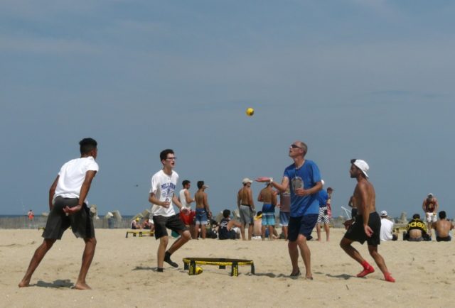 Spikeball: the US sport coming to a beach or backyard near you