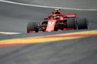 Kimi Raikkonen tops Belgian practice