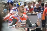 Ducati Team's Italian rider Andrea Dovizioso, pictured August 11, 2018, was followed in second place by Britain's Cal Crutchlow