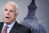 US Senator John McCain -- seen here in January 2015 -- was diagnosed with brain cancer last year and will no longer seek treatment