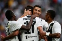 Cristiano Ronaldo made a winning home debut for Juventus in 2-0 victory over Lazio
