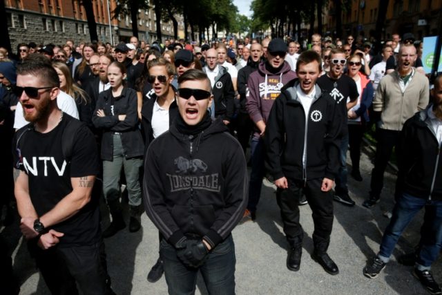 Neo-Nazi rally draws counterprotests in Stockholm