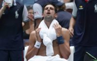 Djokovic in survival mode as heat delivers beating at US Open