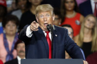 APTOPIX Trump Donald Trump President Donald Trump speaks during a rally, Saturday, Aug. 4, 2018, in Lewis Center, Ohio. (AP Photo/John Minchillo) Donald Trump