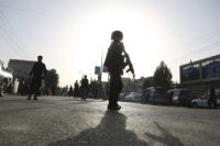 The Latest: 4 Afghan policemen die trying to defuse car bomb