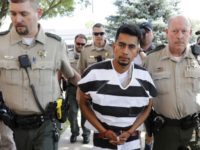 APTOPIX Missing Student Iowa Cristhian Bahena Rivera is escorted into the Poweshiek County Courthouse for his initial court appearance, Wednesday, Aug. 22, 2018, in Montezuma, Iowa. Rivera is charged with first degree murder in the death of Mollie Tibbetts, who disappeared July 18 from Brooklyn, Iowa. (AP Photo/Charlie Neibergall) Cristhian Bahena Rivera is escorted into the Poweshiek County Courthouse for his initial court appearance, Wednesday, Aug. 22, 2018, in Montezuma, Iowa. Rivera is charged with first-degree murder in the death of Mollie Tibbetts, who disappeared July 18 from Brooklyn, Iowa. (AP Photo/Charlie Neibergall)